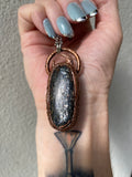 Moss Kyanite ‘Dimension Doorways’ Priestess pendant