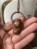 BLUE LABRADORITE COFFIN PENDANT