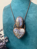 ‘Heart of Moss Agate’ pendant