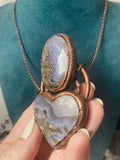 ‘Heart of Moss Agate’ pendant