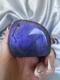 Purple Labradorite Standing Freeform