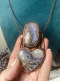 ‘Heart of Moss Agate’ pendant
