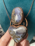 ‘Heart of Moss Agate’ pendant