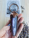 Large Lepidolite ‘Goddess’ point pendant