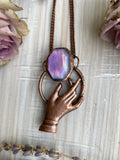 ‘Touched by a Mystic’ Aurora Opal pendant